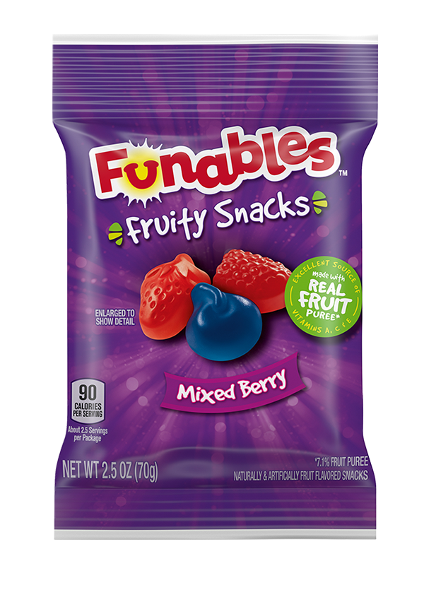 Mixed Berry Fruity Snacks - Funables
