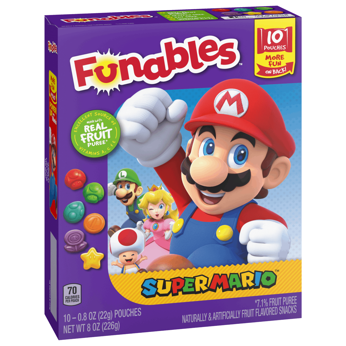Funables Character Fruit Snacks - Super Mario
