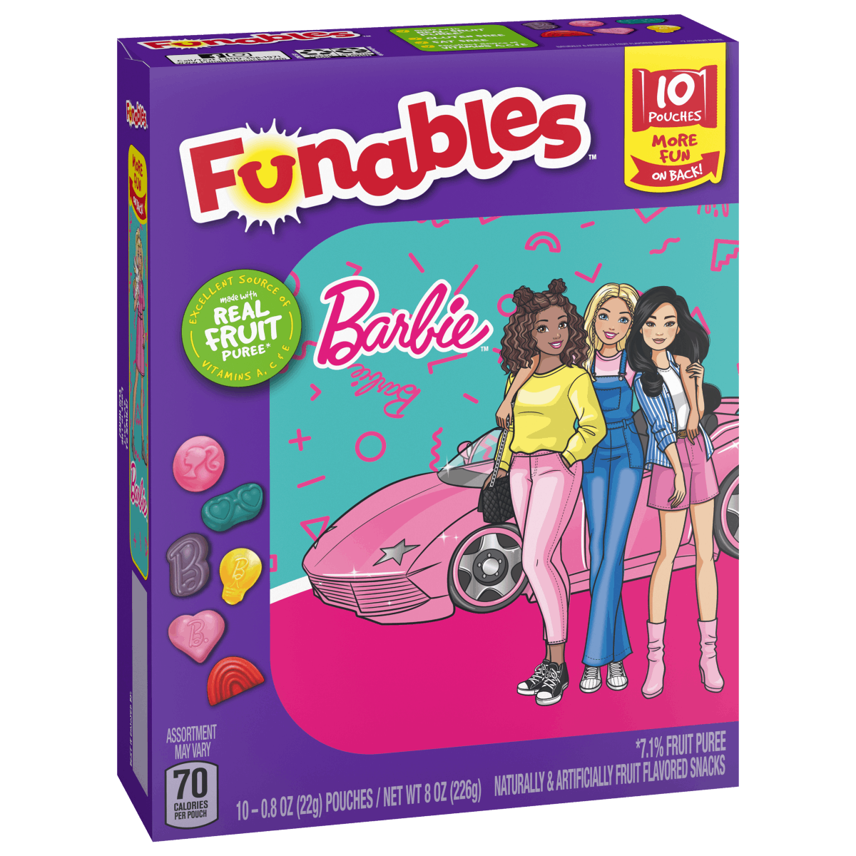 Funables Character Fruit Snacks - Barbie