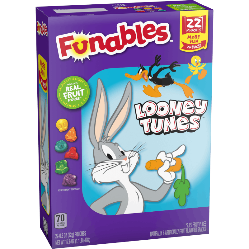 Looney Tunes Funables Fruit Snacks